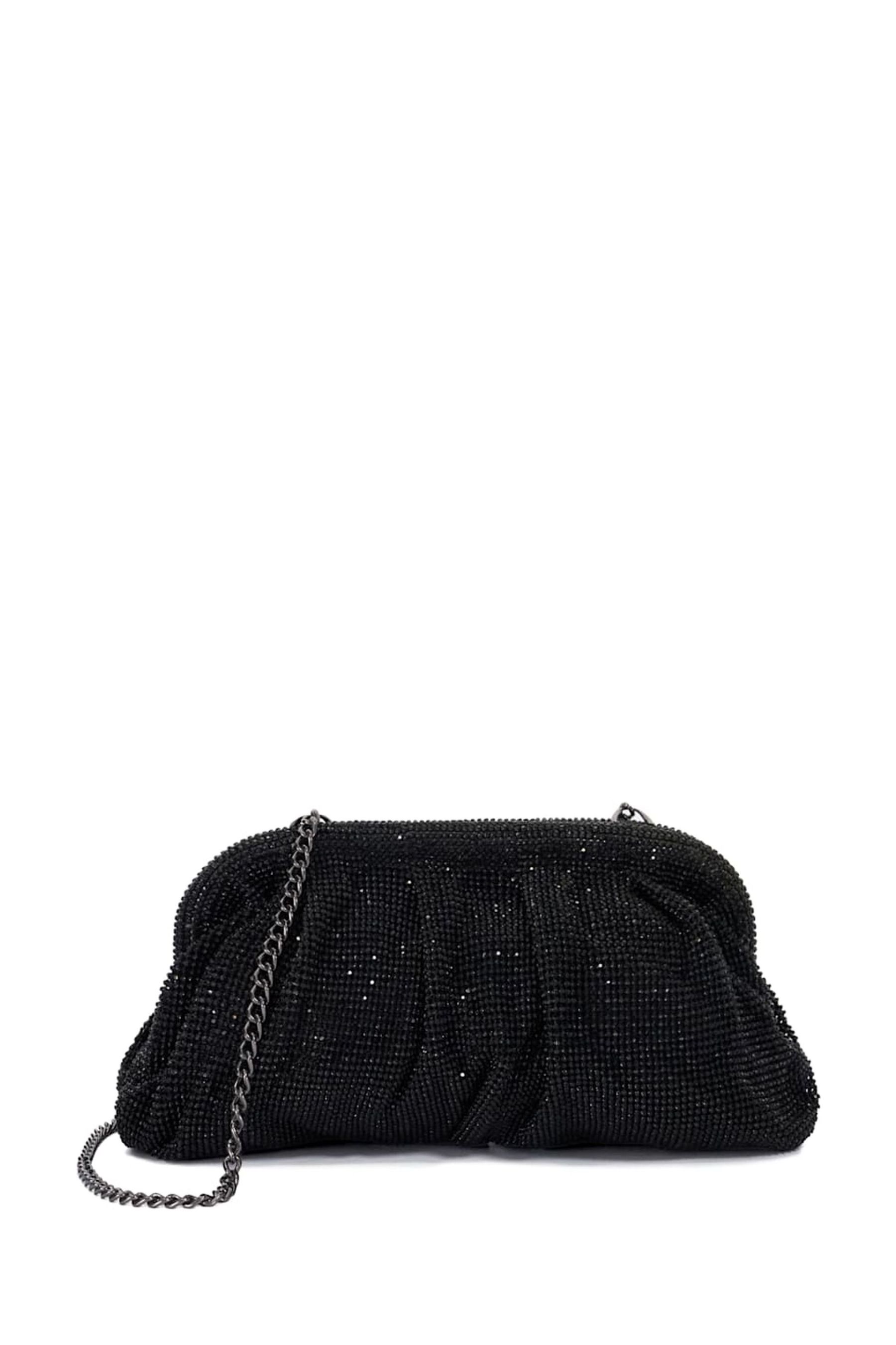 Dune black clutch bag clearance