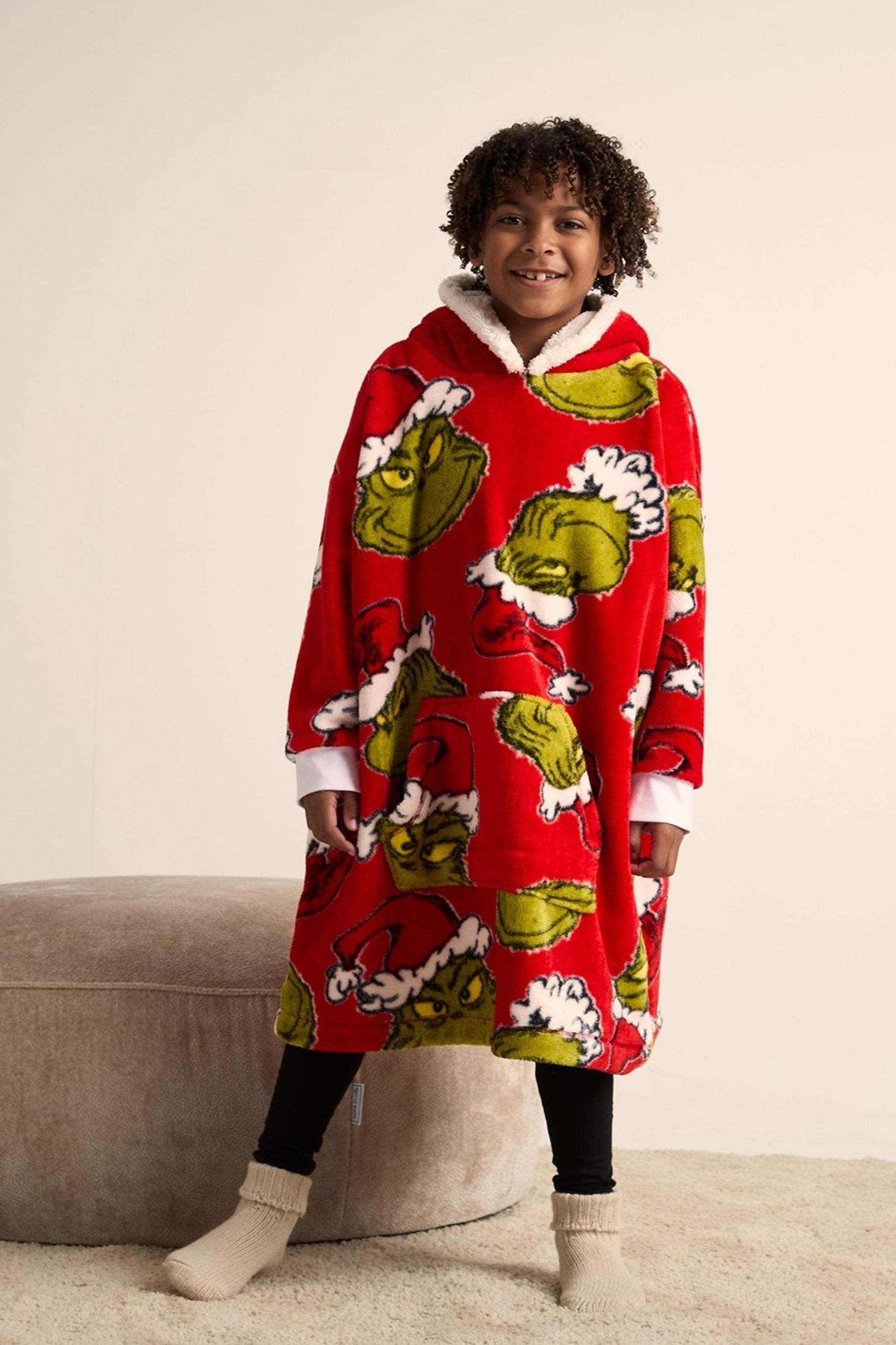 Grinch hooded pajamas clearance