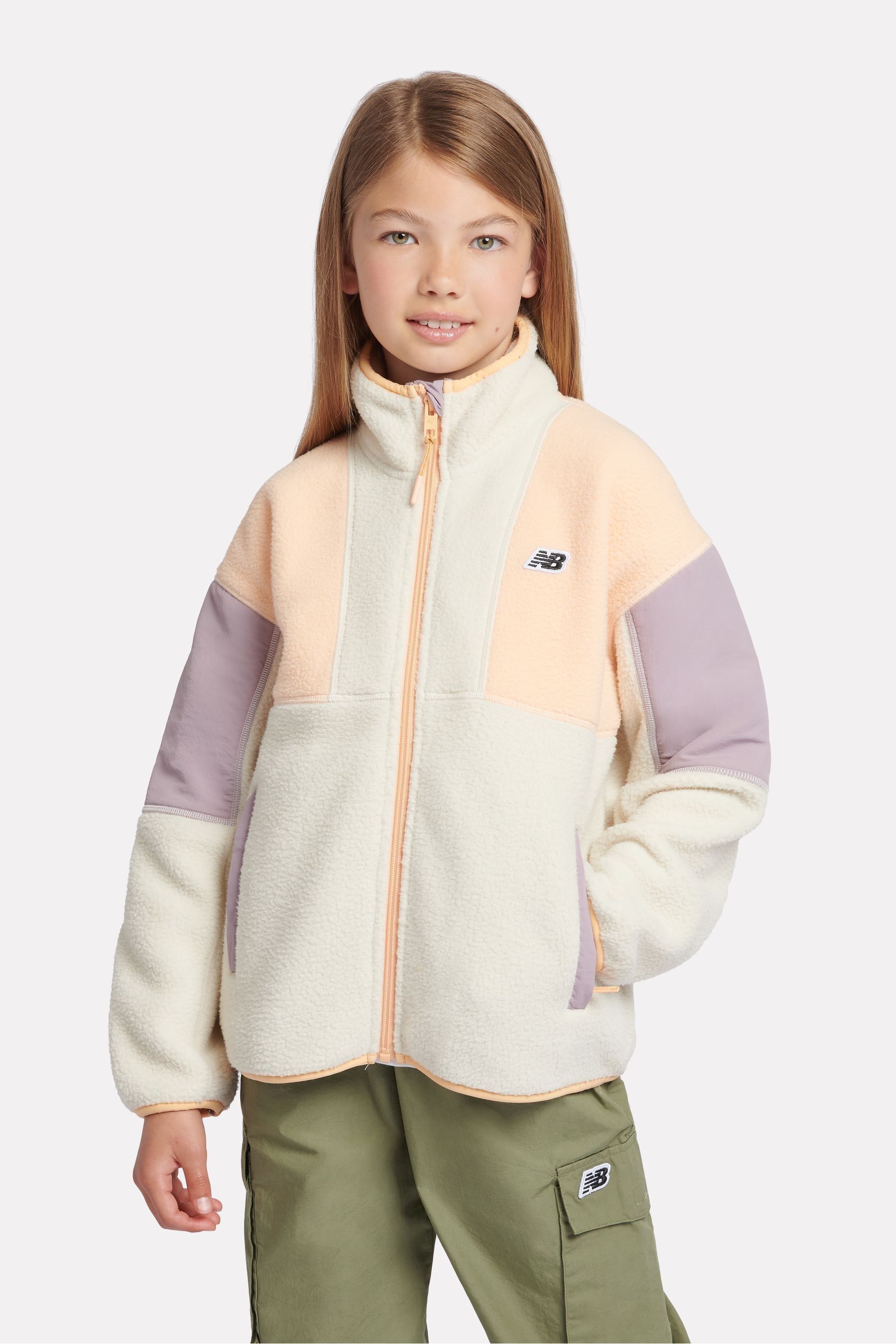 Borg jacket girls discount