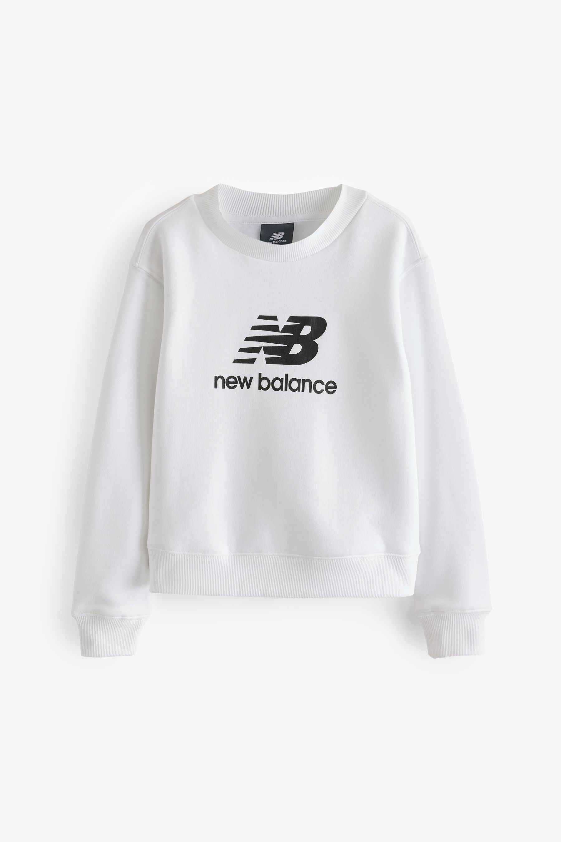 Buy New Balance White Girls Stacked Logo Sweatshirt from the Next UK online shop