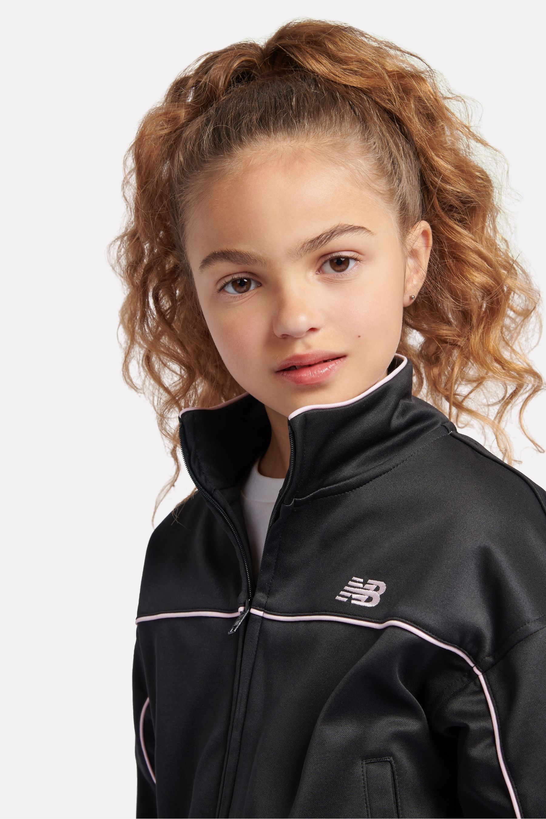 New Balance Black Girls Sport Track Jacket
