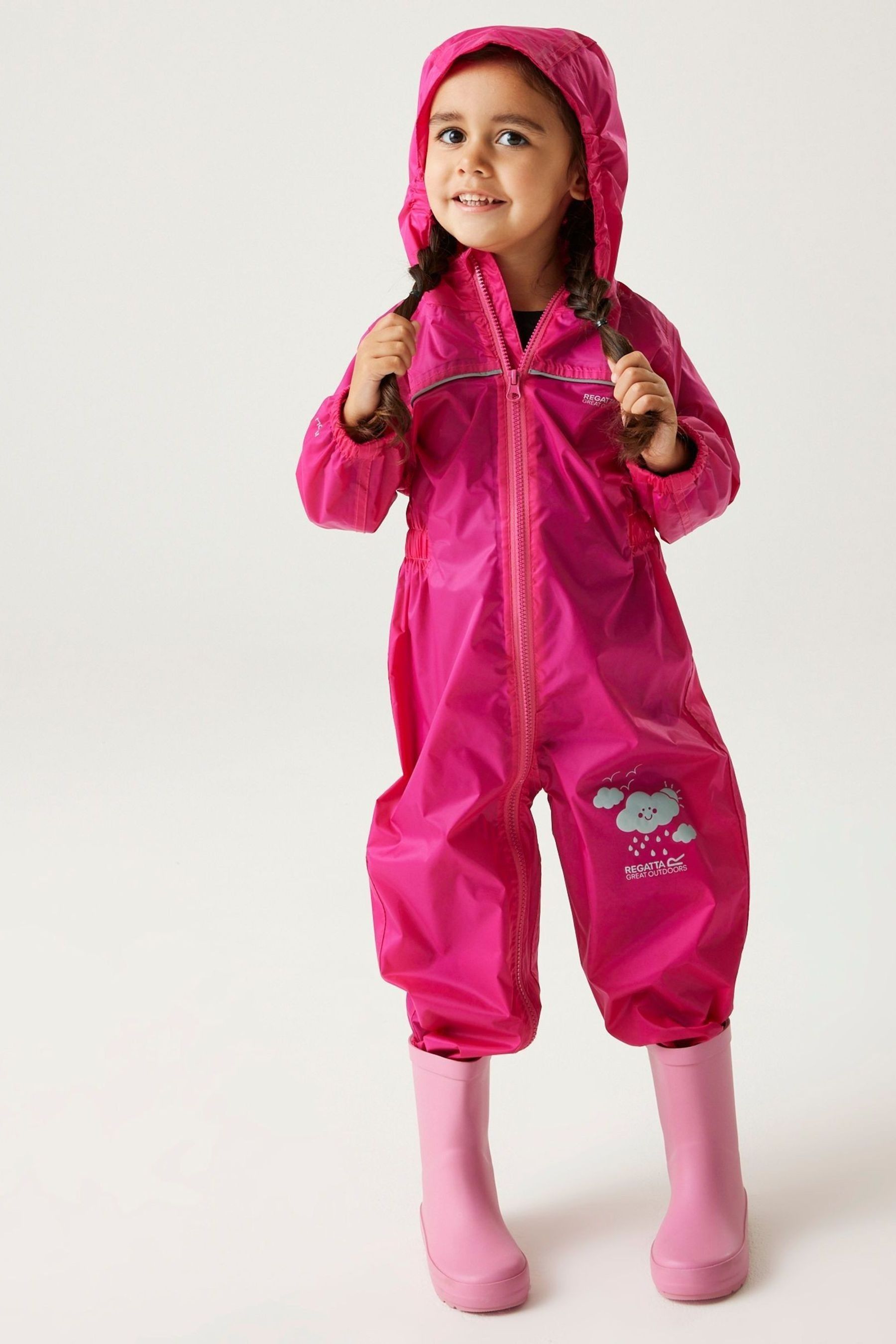 Regatta pink puddle suit shop