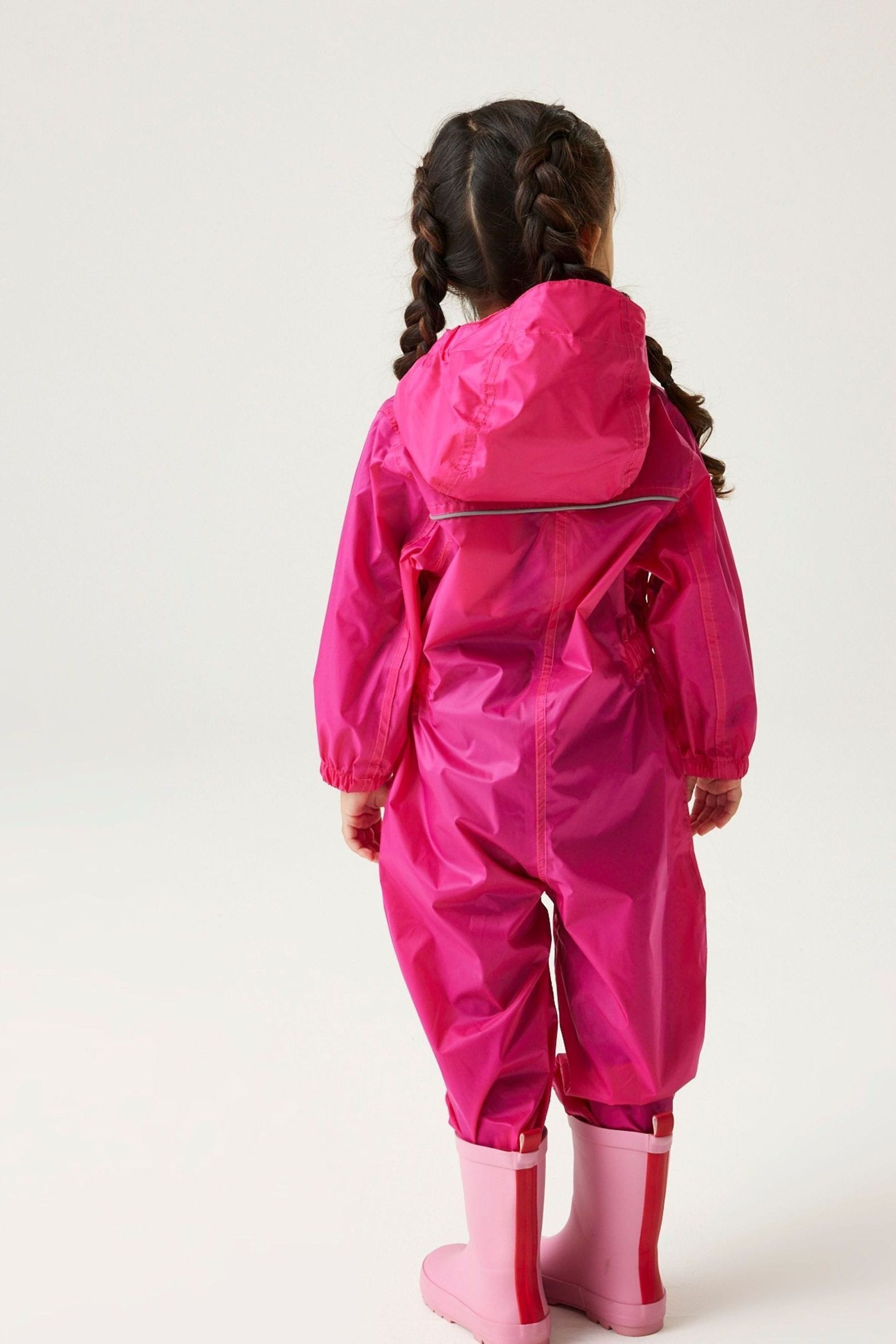 Pink regatta puddle suit on sale