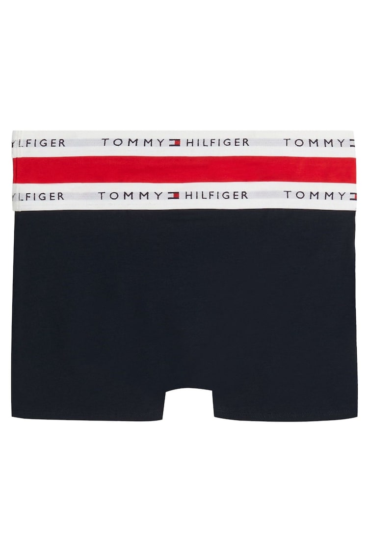 Tommy Hilfiger Blue Signature Essential Boxer Briefs 2 Pack - Image 1 of 2