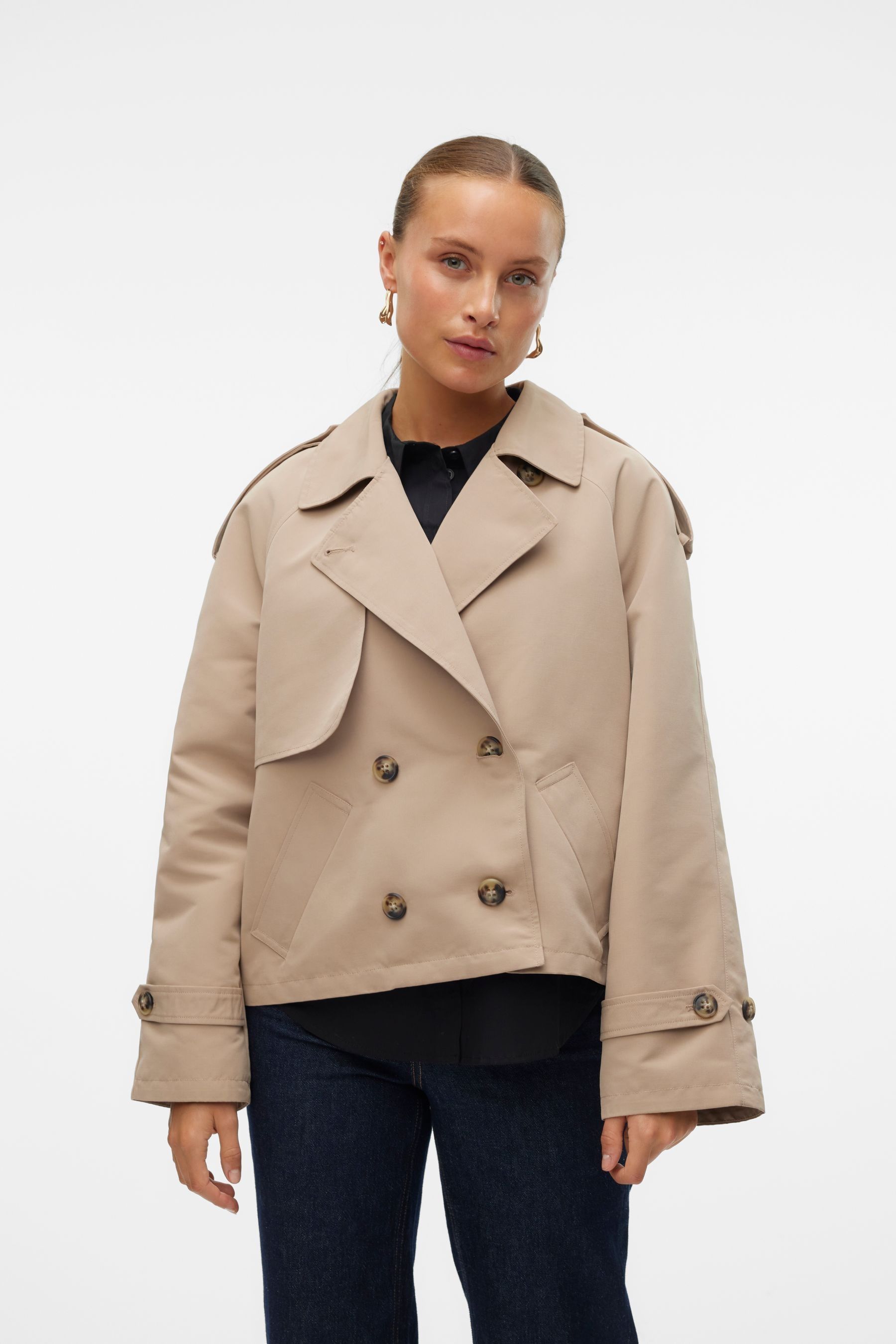 Vero moda fluid trench coat hot sale