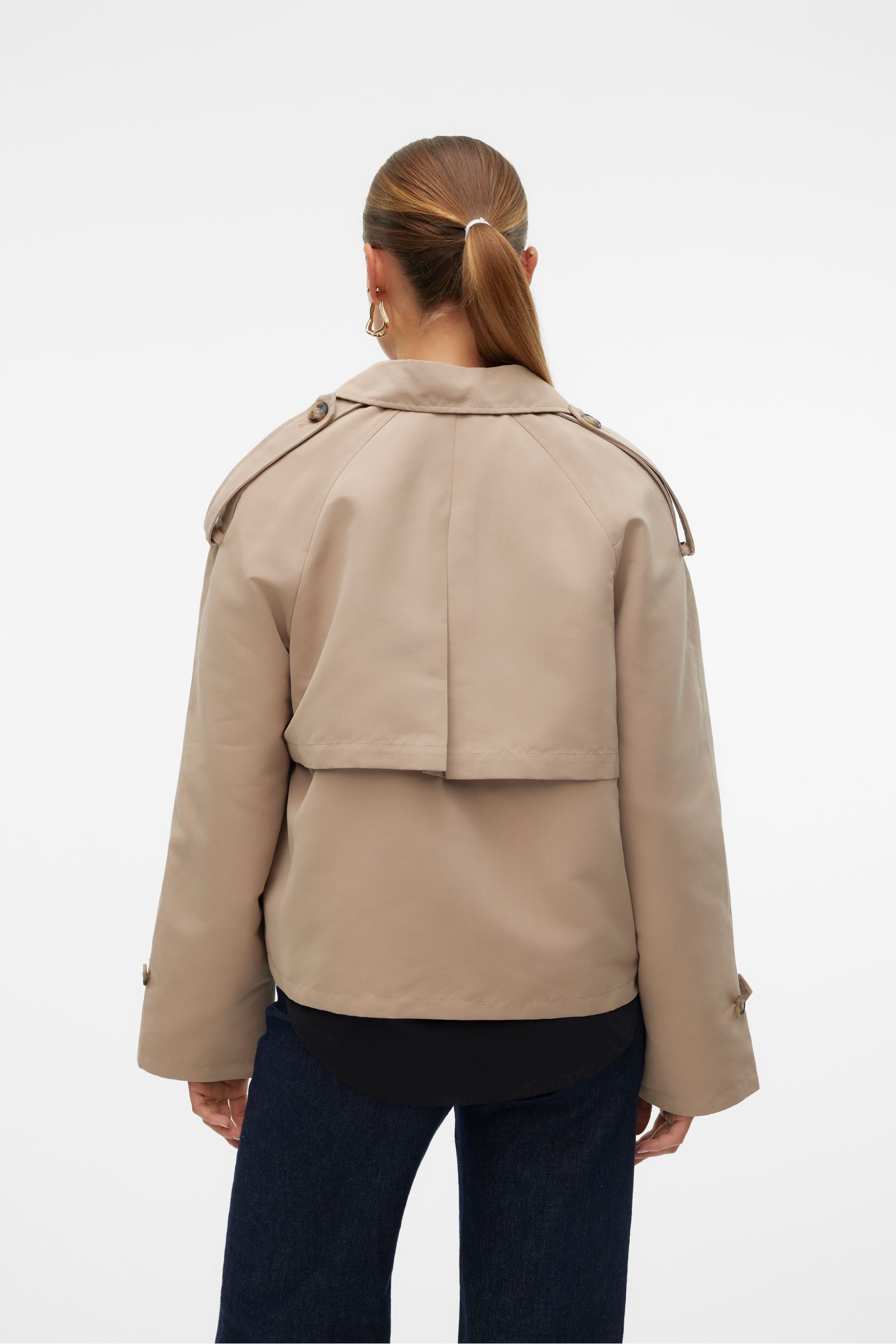 Buy VERO MODA Natural Short Trench Coat from Next Singapore