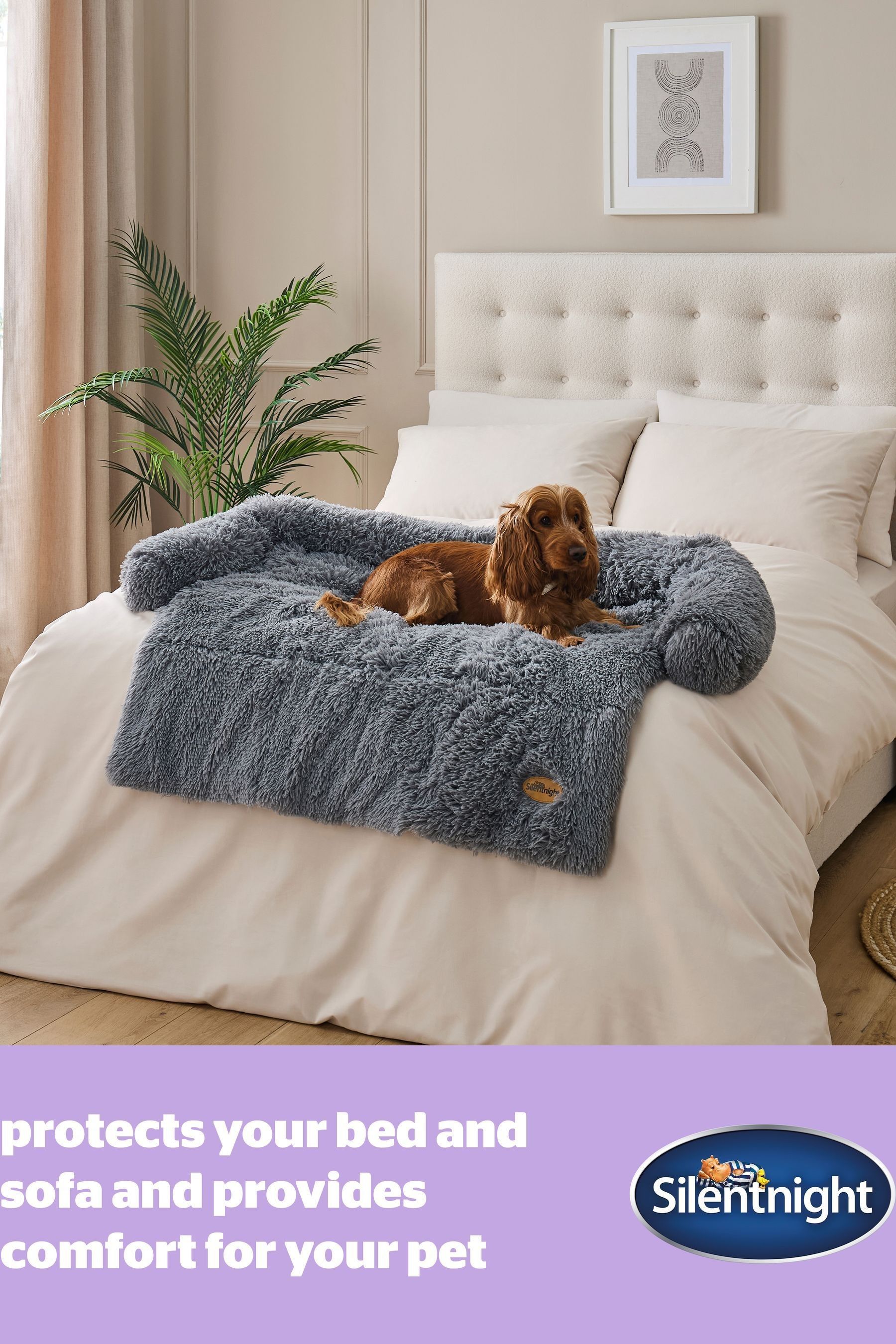 Buy Silentnight Grey Sofa Protector Pet Bed from the Next UK online shop
