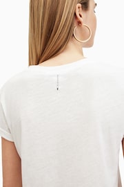 AllSaints White Anna T-Shirt - Image 6 of 8