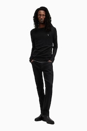 AllSaints Black Mode Merino Crew Jumper - Image 4 of 6