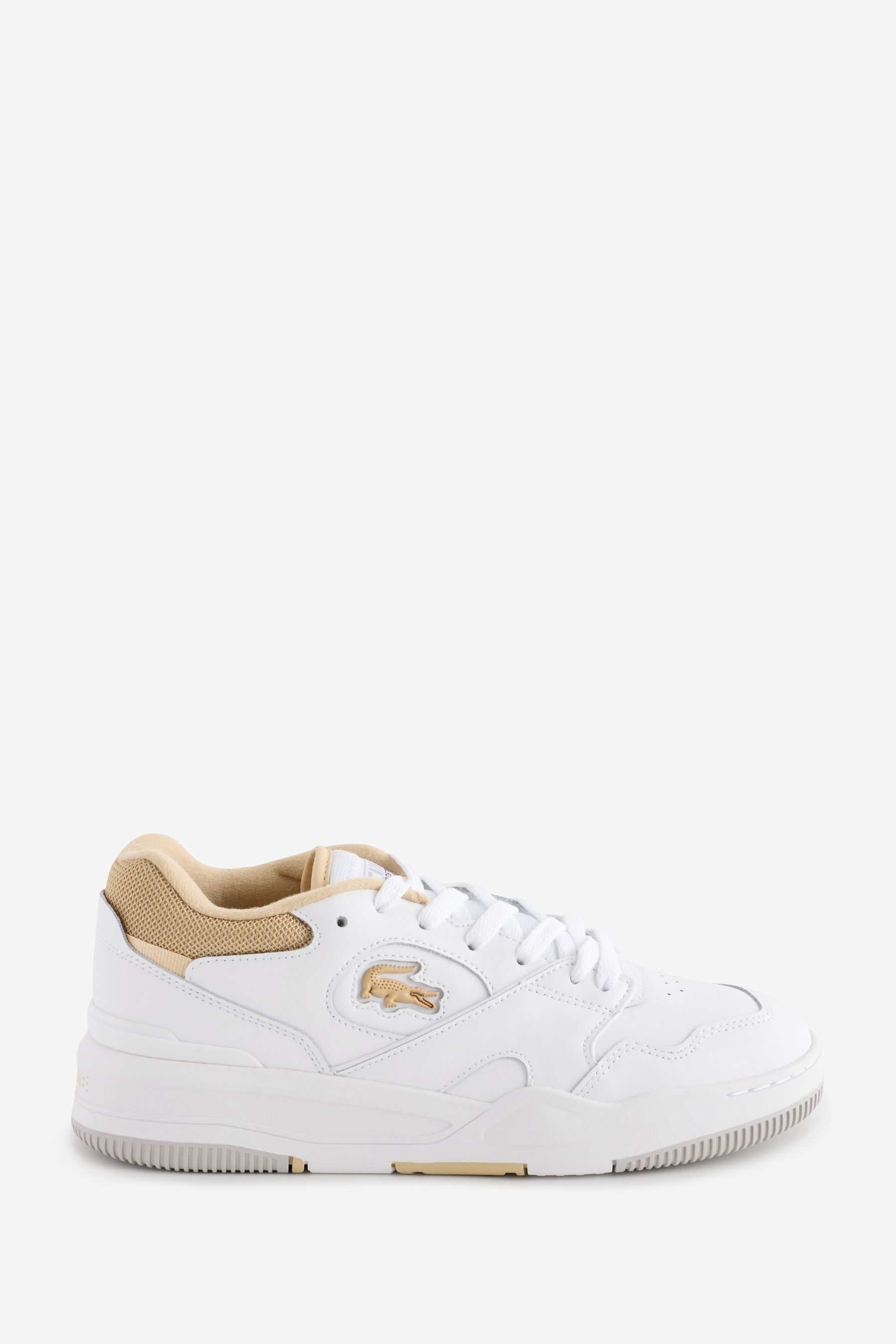 Buy Lacoste Womens Lineshot White Trainers from Next Luxembourg