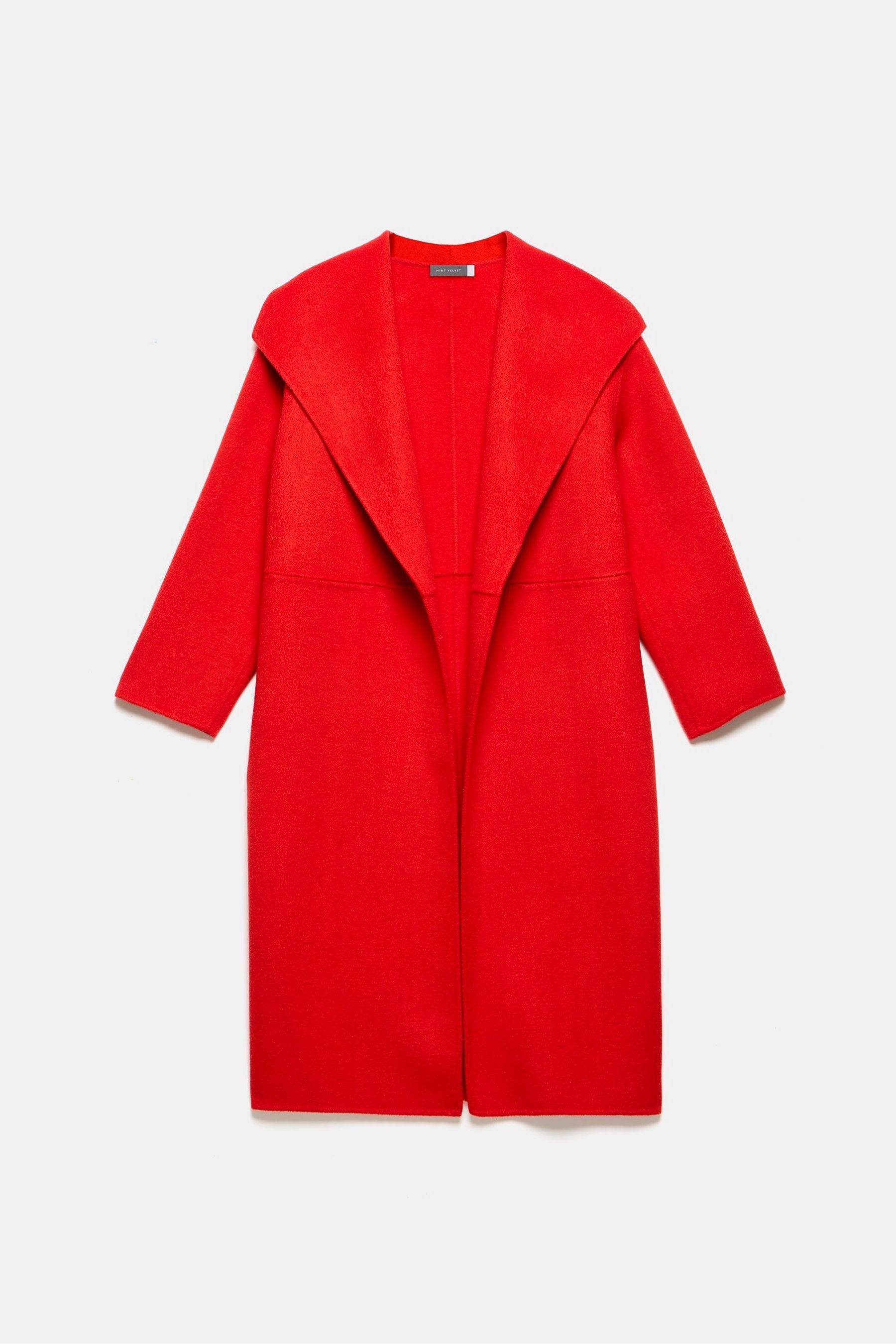 Mint velvet red coat discount