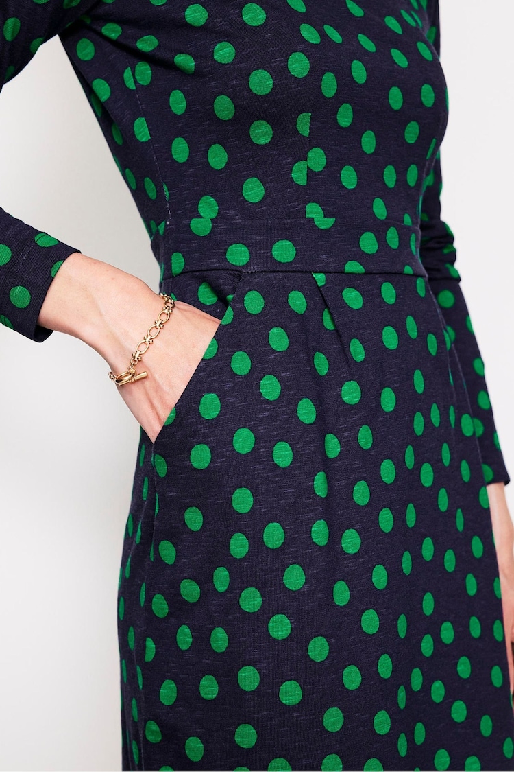 Boden Blue Florrie Long Sleeve Dress - Image 2 of 4