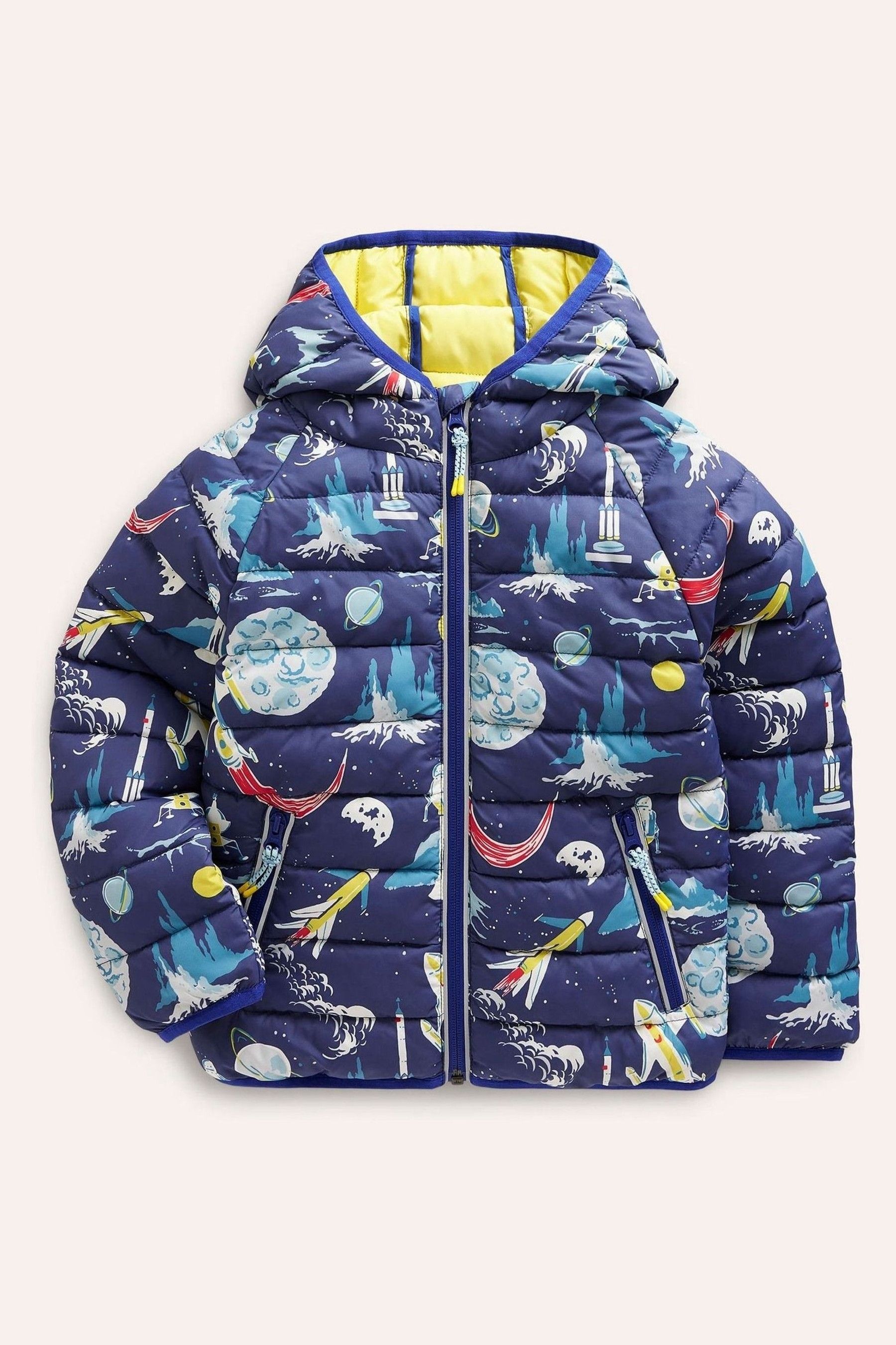Long wadded packaway jacket online