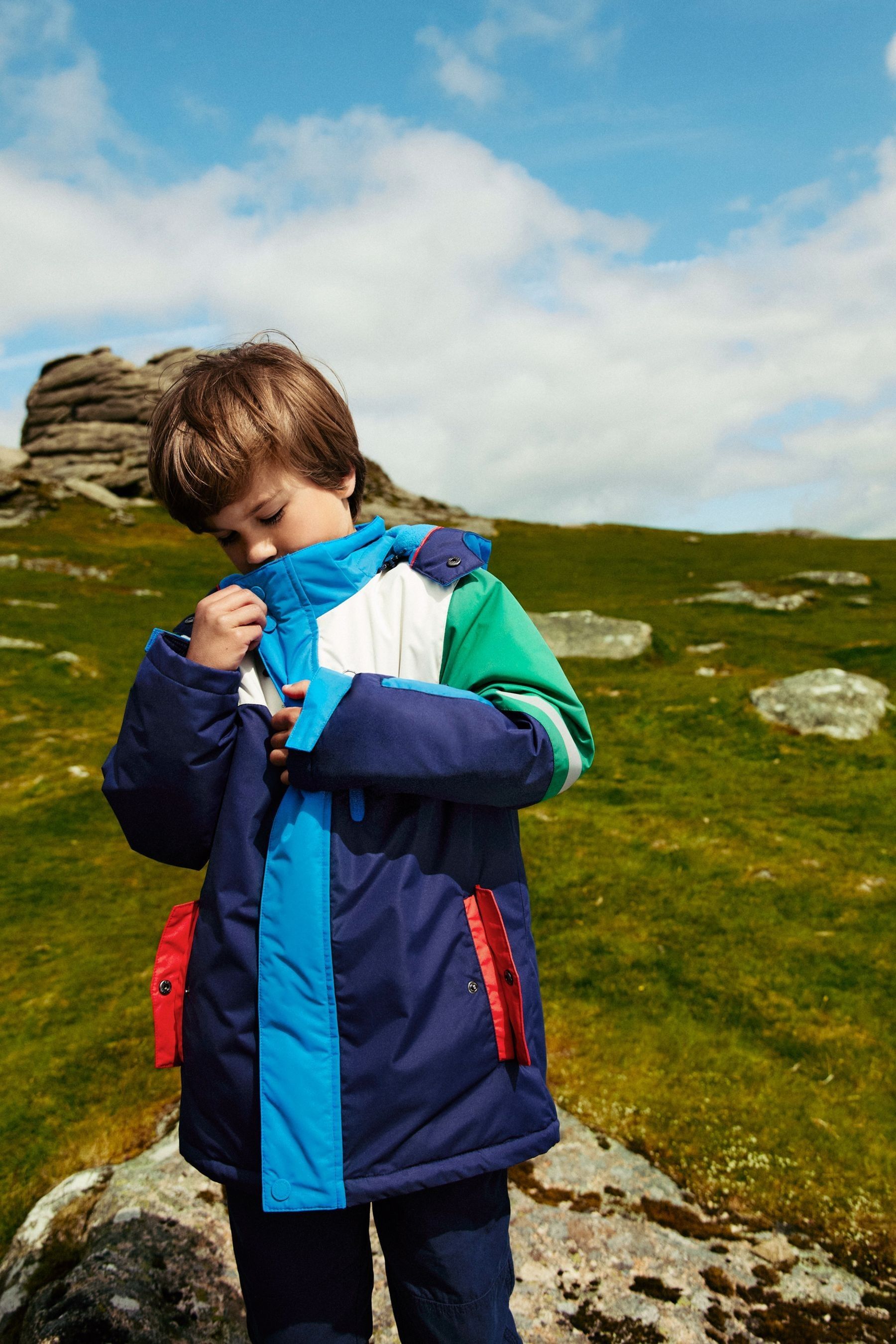 Buy Boden Blue All Weather Waterproof Coat from the Next UK online shop