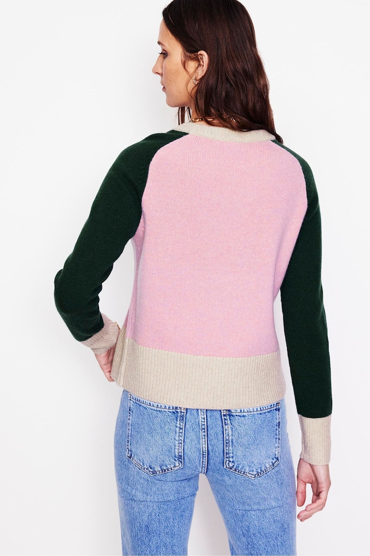 Boden Pink Olivia Merino Jumper - Image 2 of 6