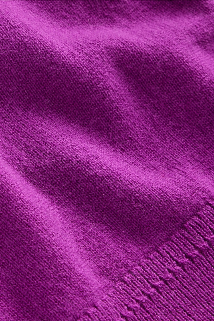 Boden Purple Eva Cashmere Crew Neck Jumper - Image 6 of 6