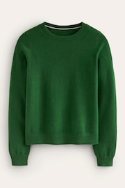 Boden green haze Eva Cashmere Crew Neck Jumper - Image 5 of 6