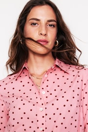 Boden Light Pink Sienna Cotton Shirt - Image 2 of 5