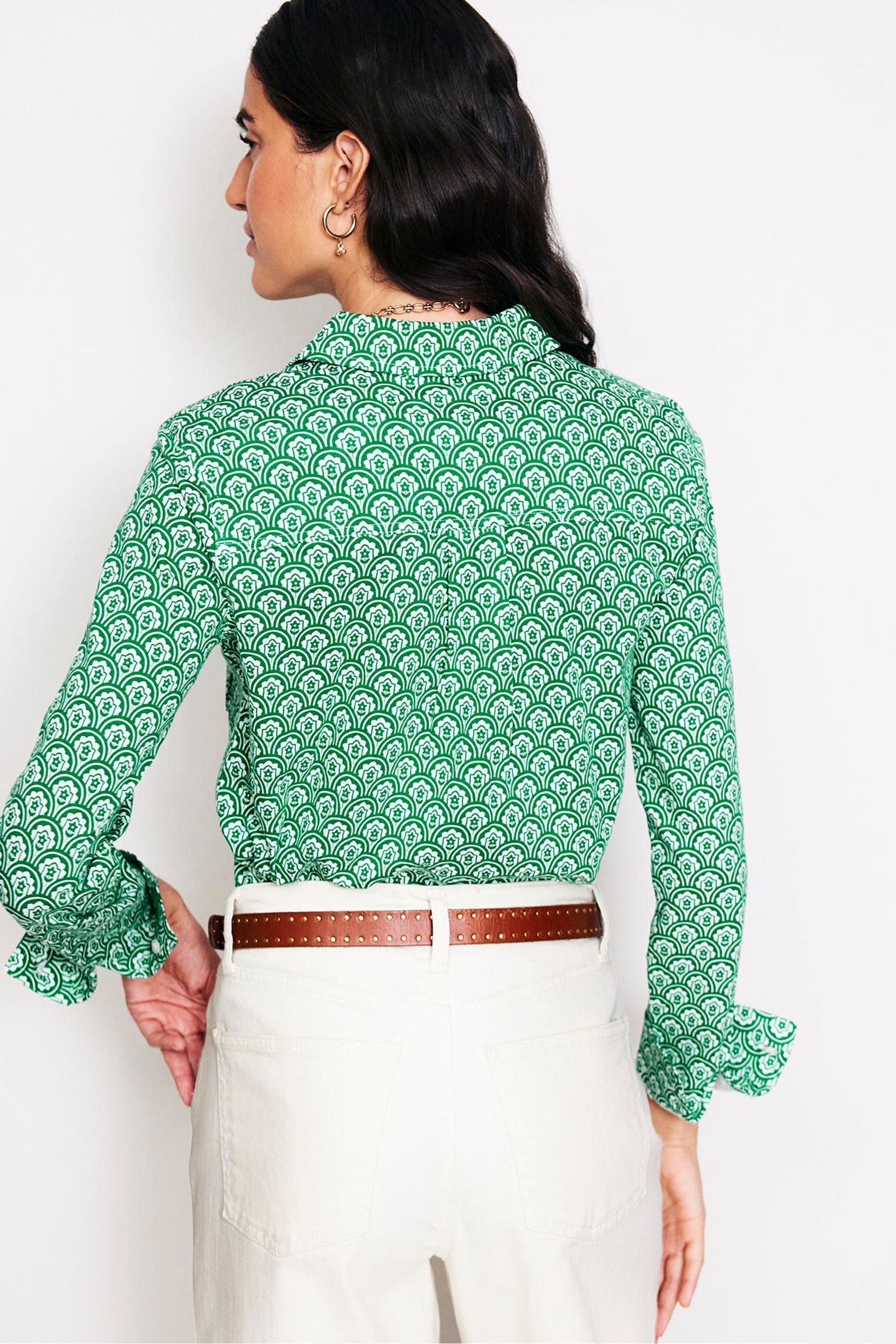 Boden Green Amelia Jersey Shirt - Image 2 of 4