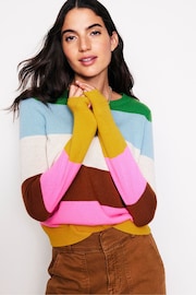 Boden Green Eva Cashmere Crew Neck Jumper - Image 1 of 6