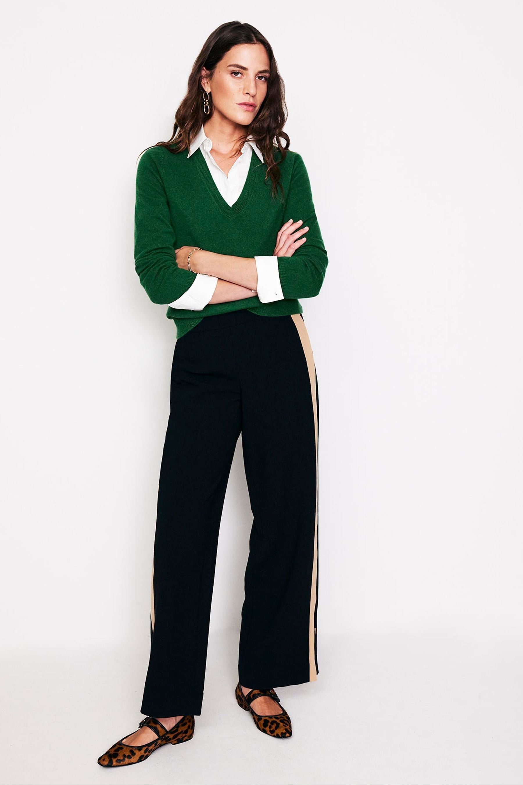 Boden cashmere v neck jumper outlet