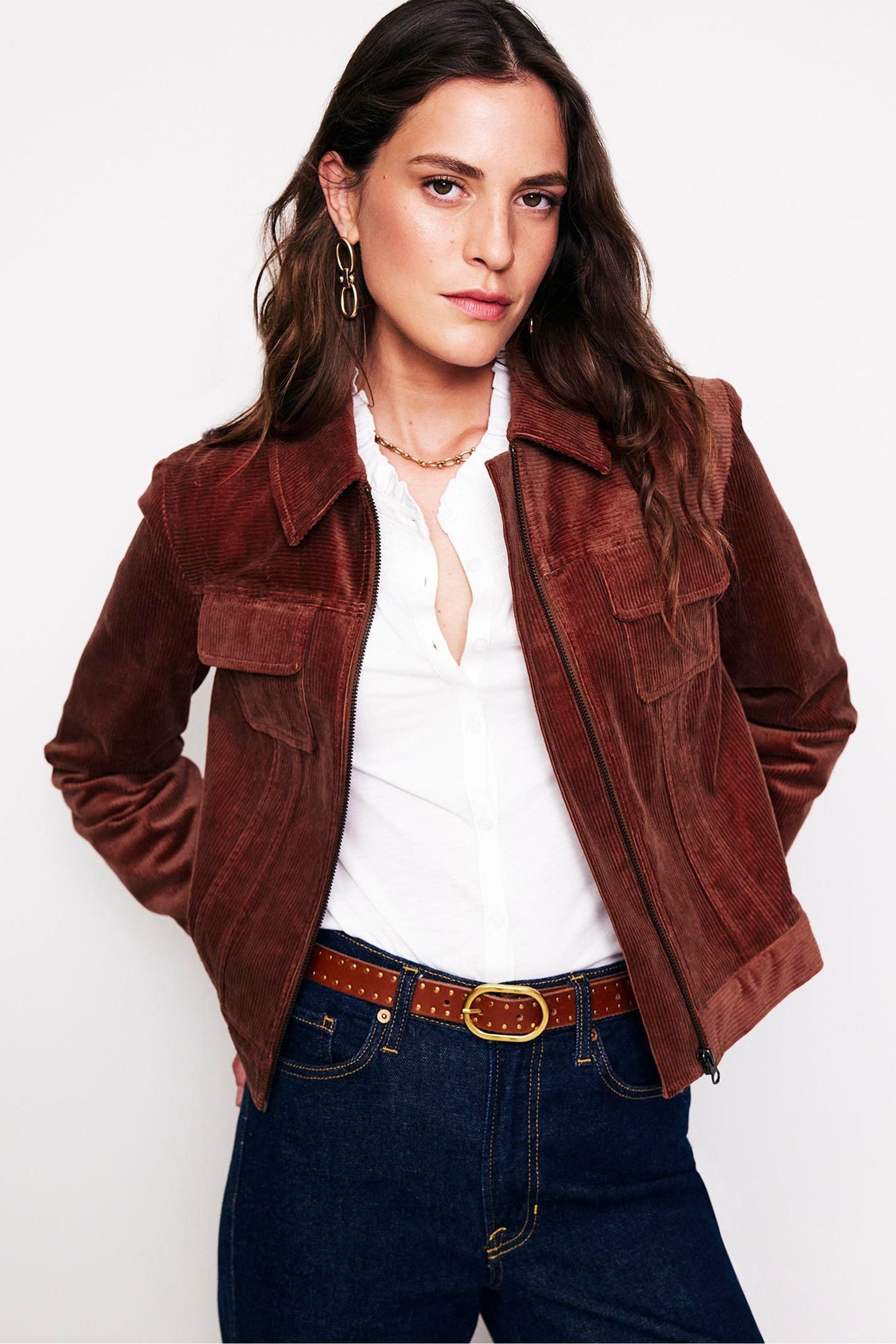 Boden cord jacket sales