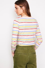 Boden Pink Ella Long Sleeve Breton T-Shirt - Image 2 of 5