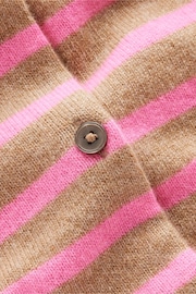 Boden Red Eva Cashmere Crew Cardigan - Image 6 of 6