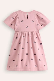 Boden Pink Embroidered Sweatshirt Dress - Image 2 of 3