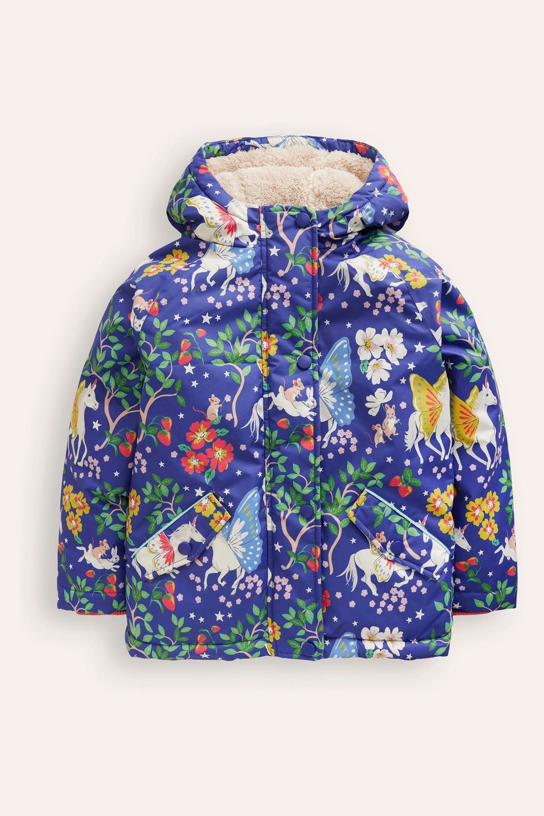 Mini boden sherpa lined anorak best sale
