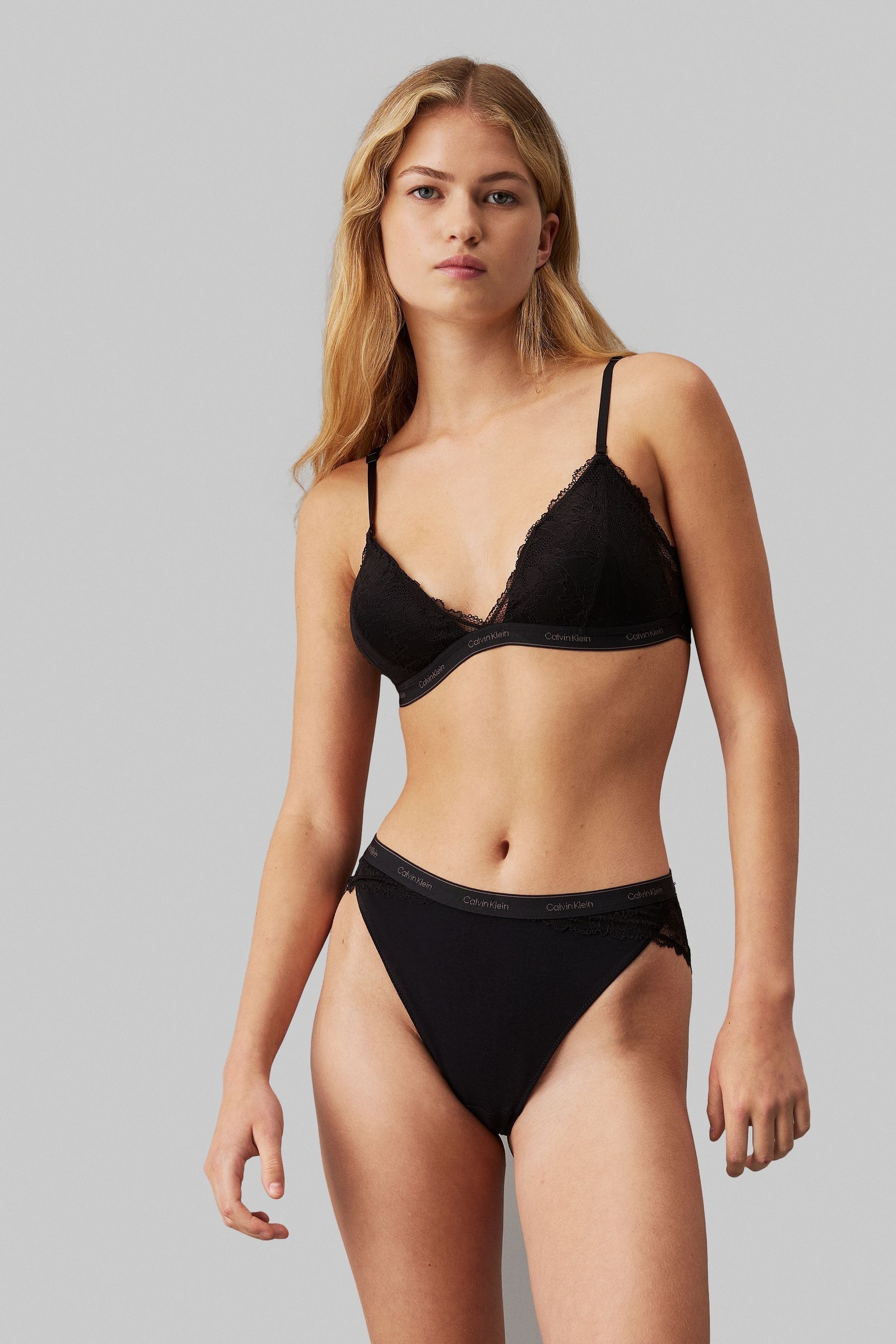 Calvin klein lightly lined triangle bra clearance