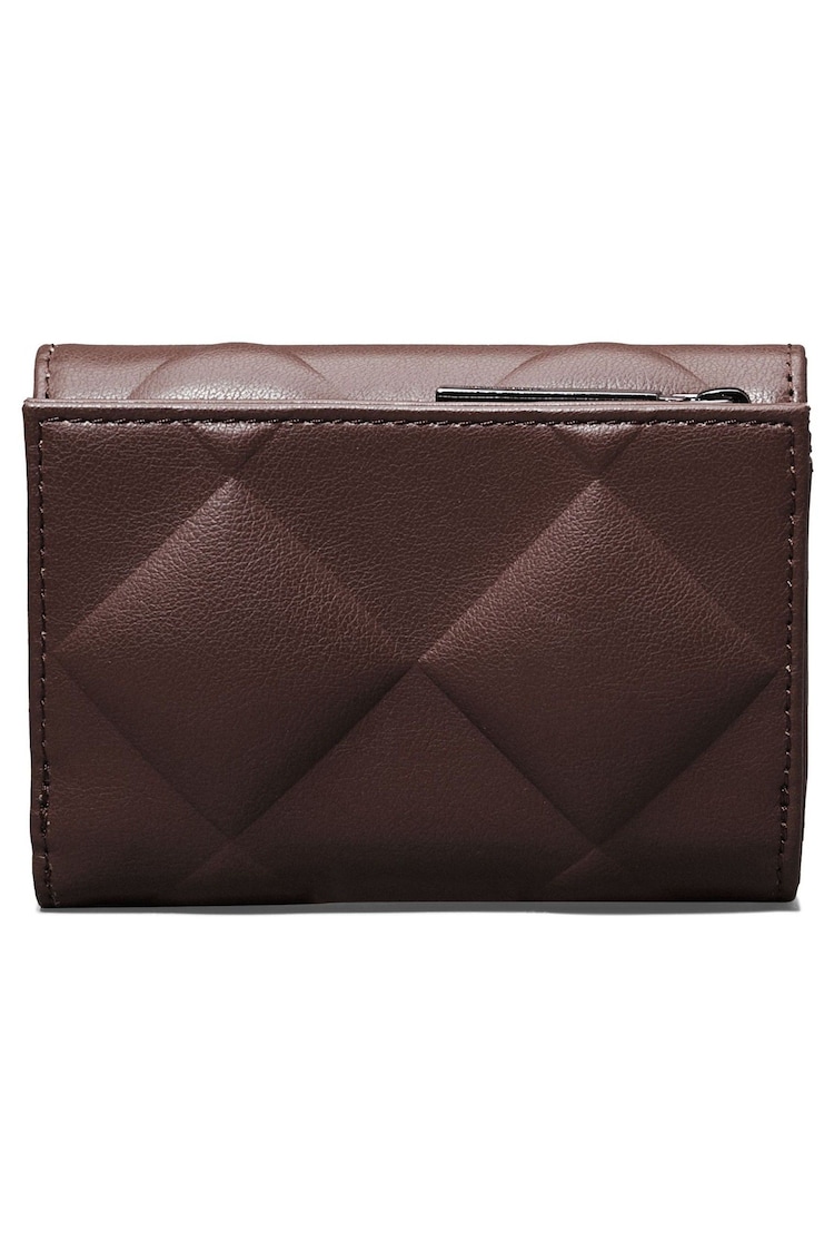 Calvin Klein Natural Diamond Quilt Small Trifold Wallet - Image 2 of 6