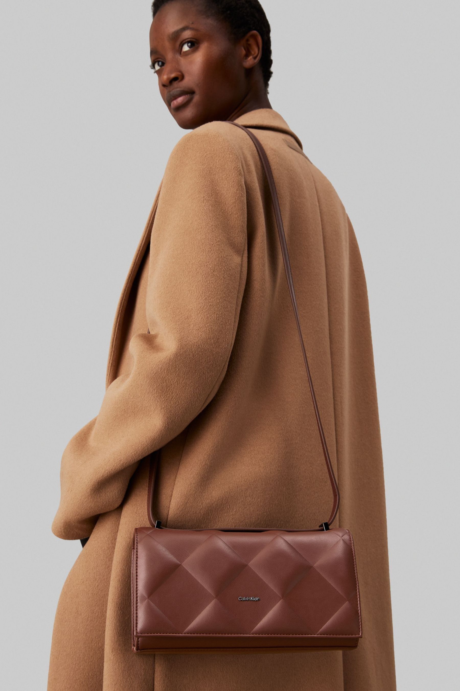 Buy Calvin Klein Natural Diamond Quilt Conv Shoulder Bag from the Next UK online shop