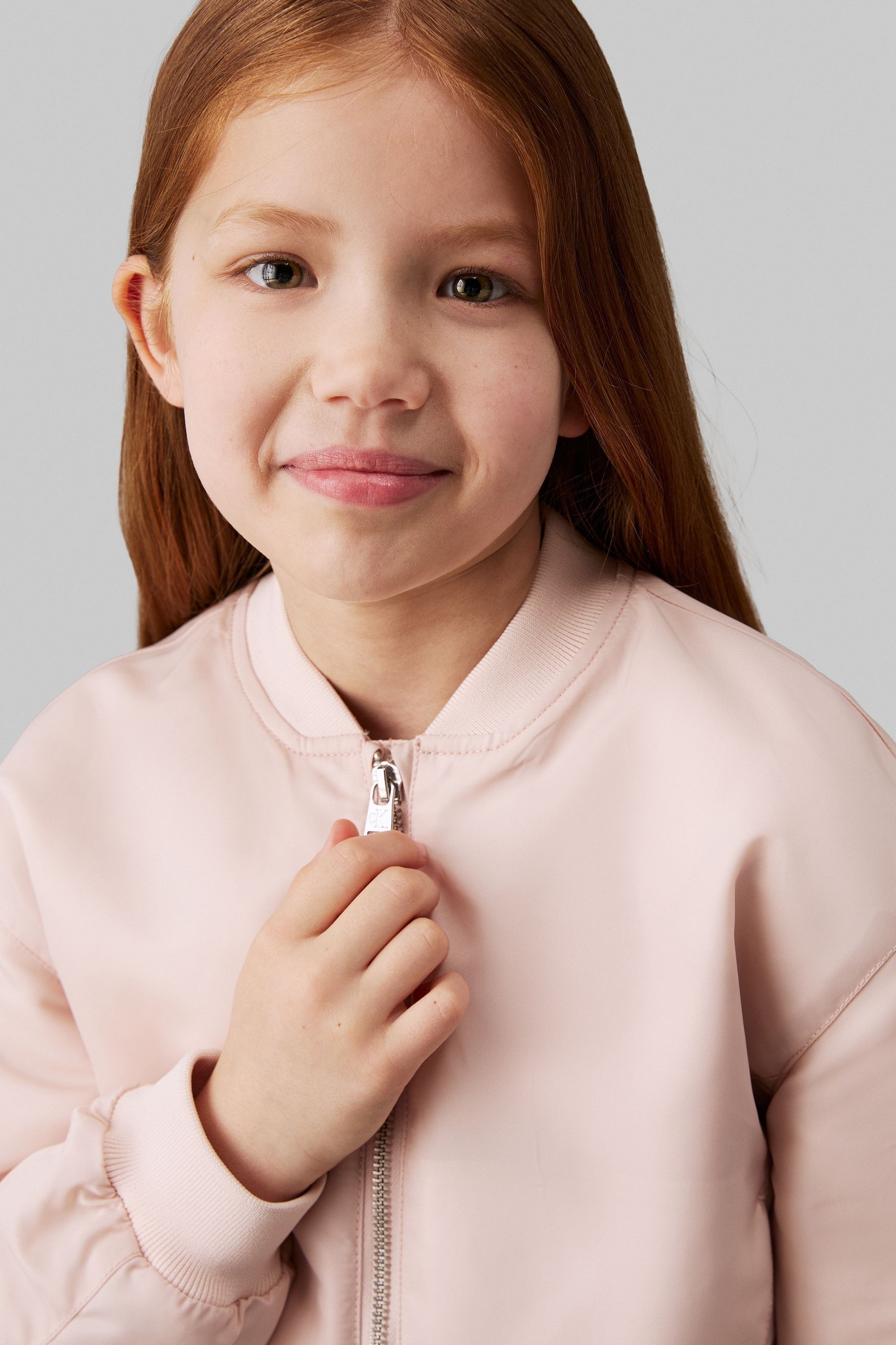 Pink calvin klein jacket discount