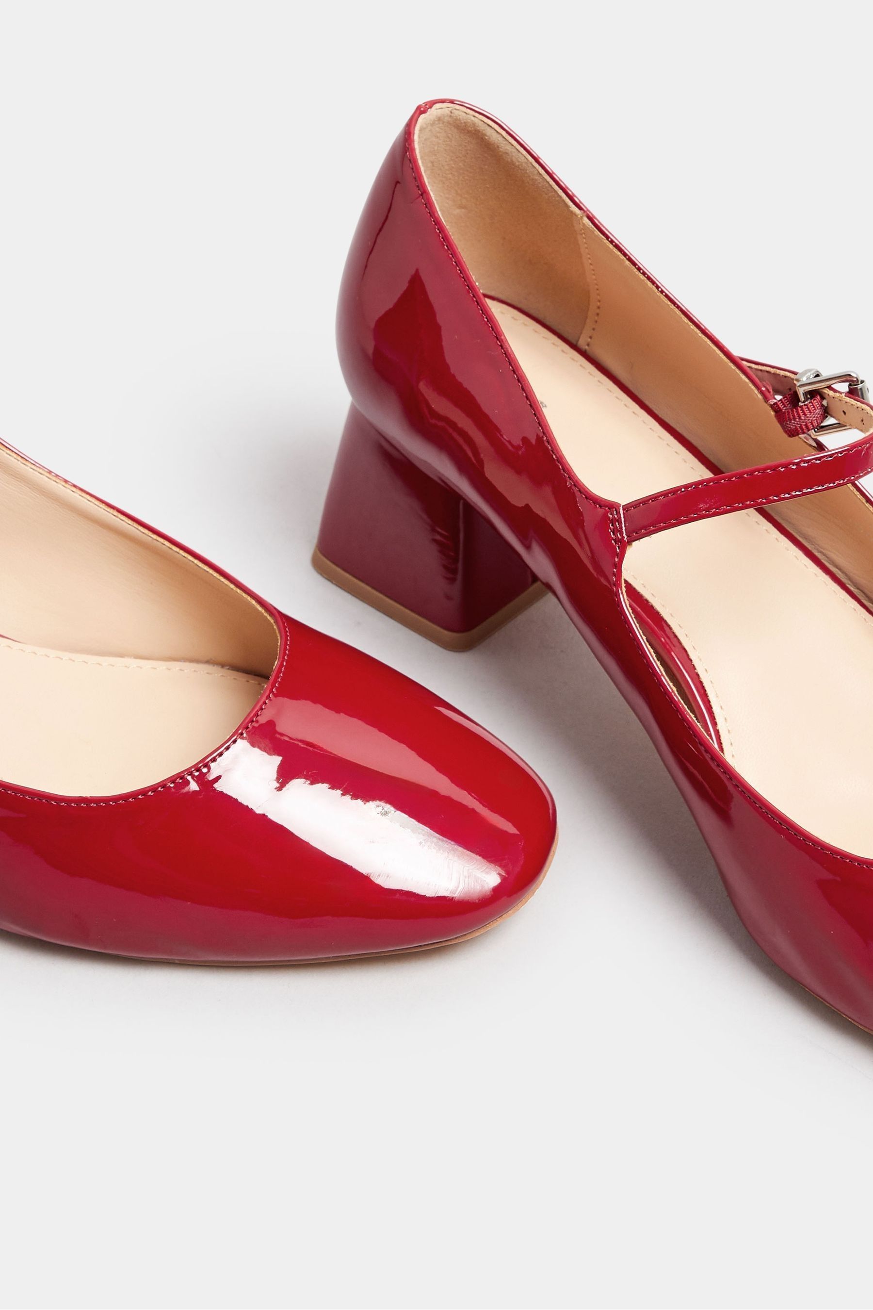 Red long shoes discount