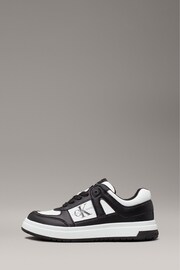 Calvin Klein Black Low Cut Lace Up Sneakers - Image 2 of 7