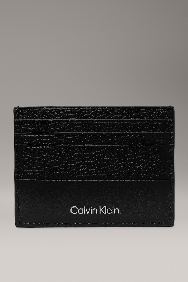 Calvin Klein Black Subtle Mix Card Holder - Image 1 of 4