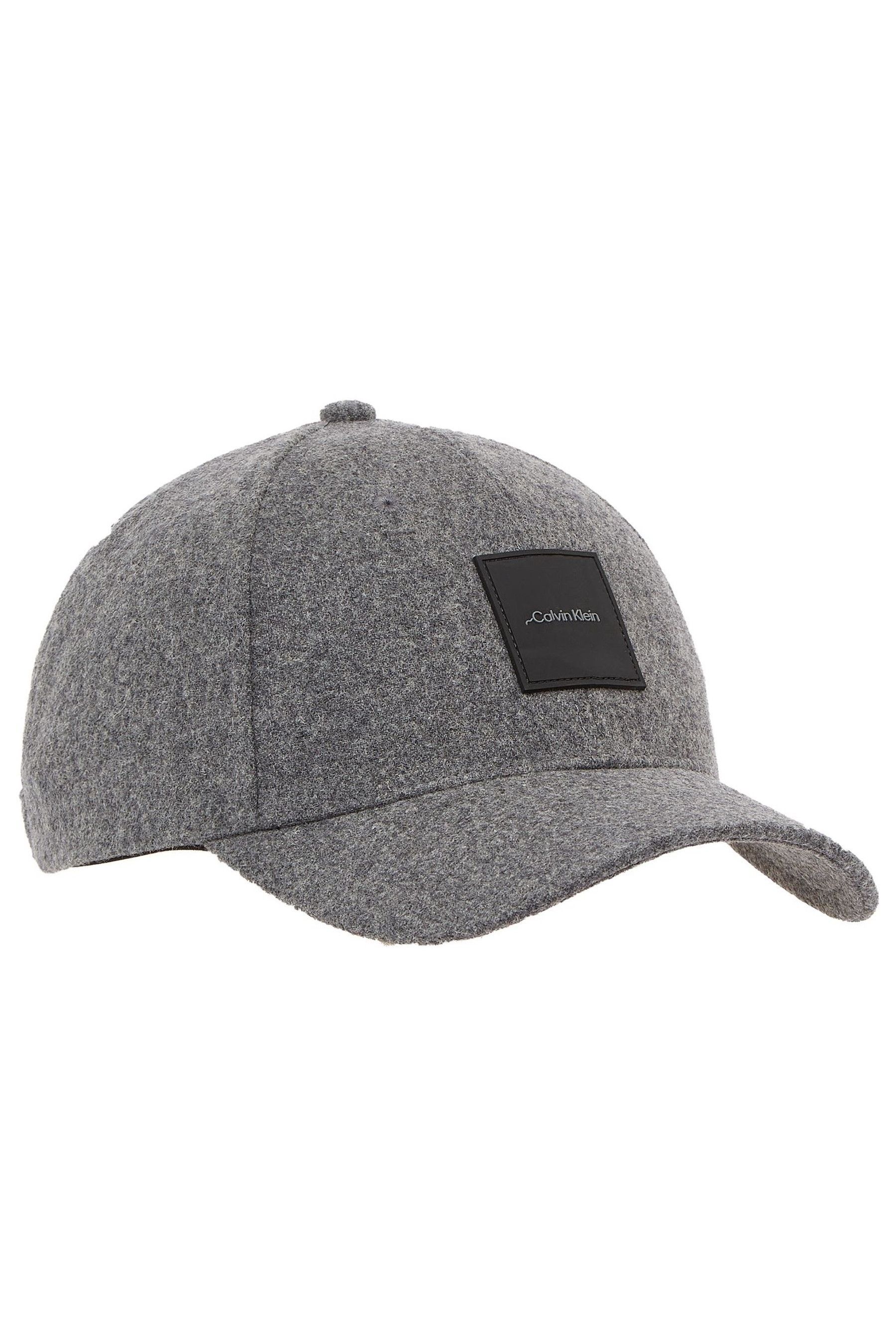 Buy Calvin Klein Grey Wool Baseball Cap from Next USA