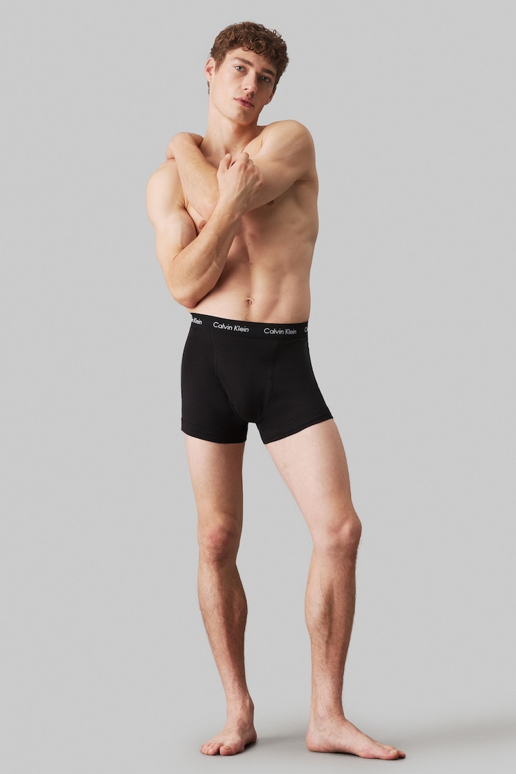 Calvin Klein Black Trunks 3 Pack - Image 2 of 5