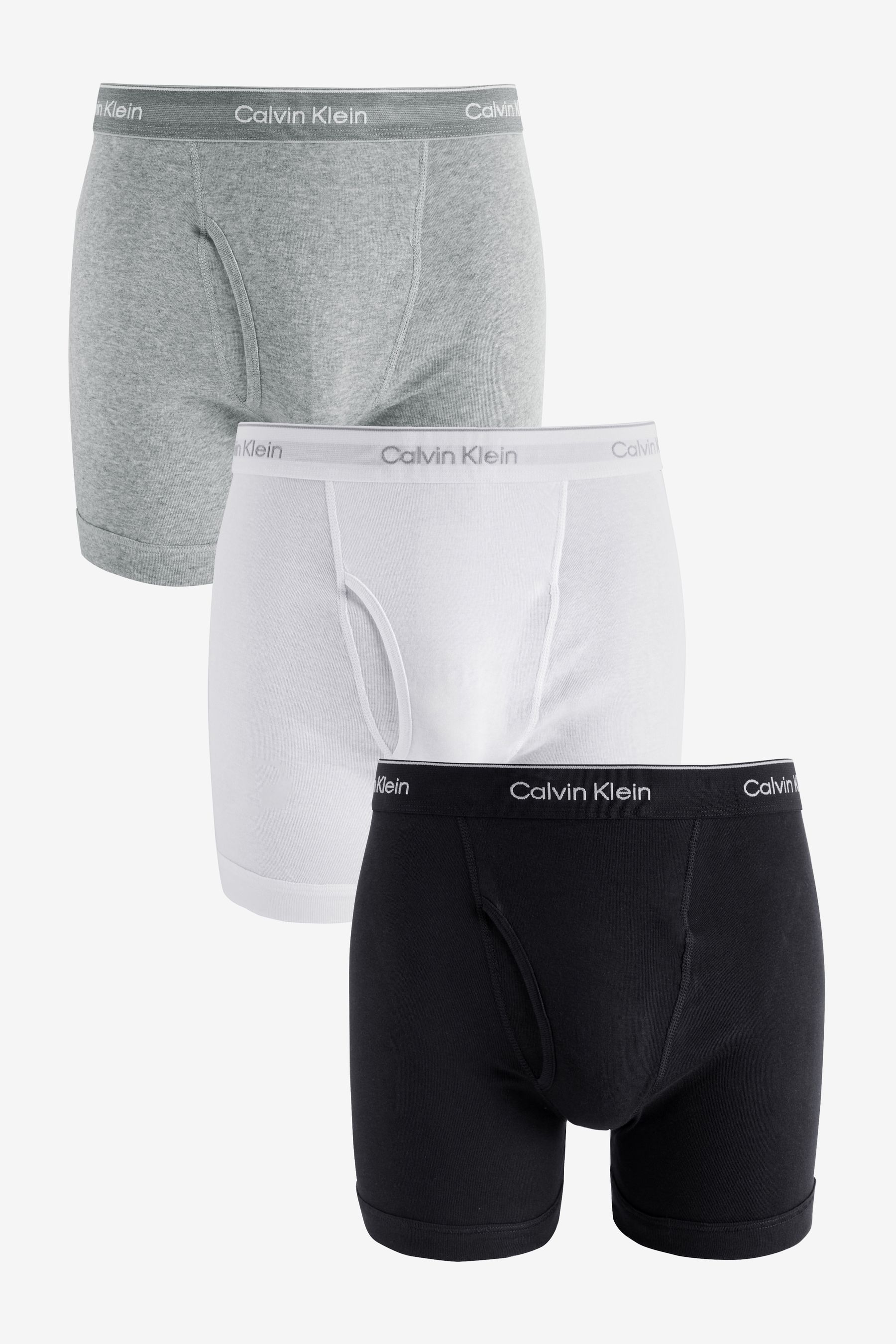 Black calvin klein boxers best sale