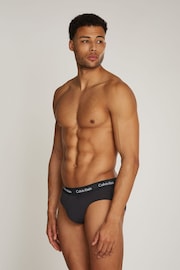 Calvin Klein Black Hip Briefs 3 Pack - Image 4 of 7