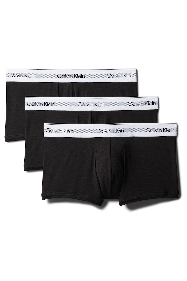 Calvin Klein Black Low Rise Trunks 3 Pack - Image 1 of 1