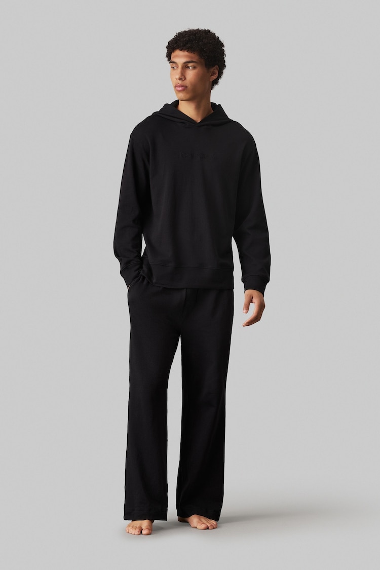 Calvin Klein Black Long Sleeved Hoodie - Image 2 of 5