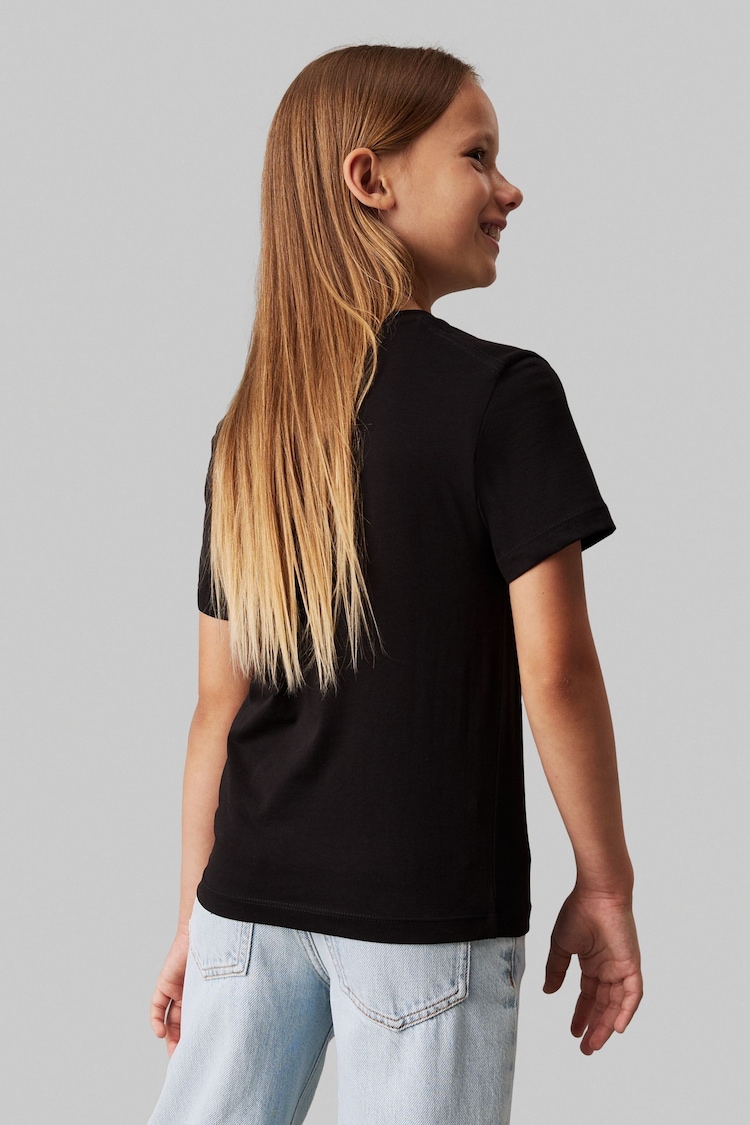 Calvin Klein Black Monogram T-Shirt - Image 2 of 5