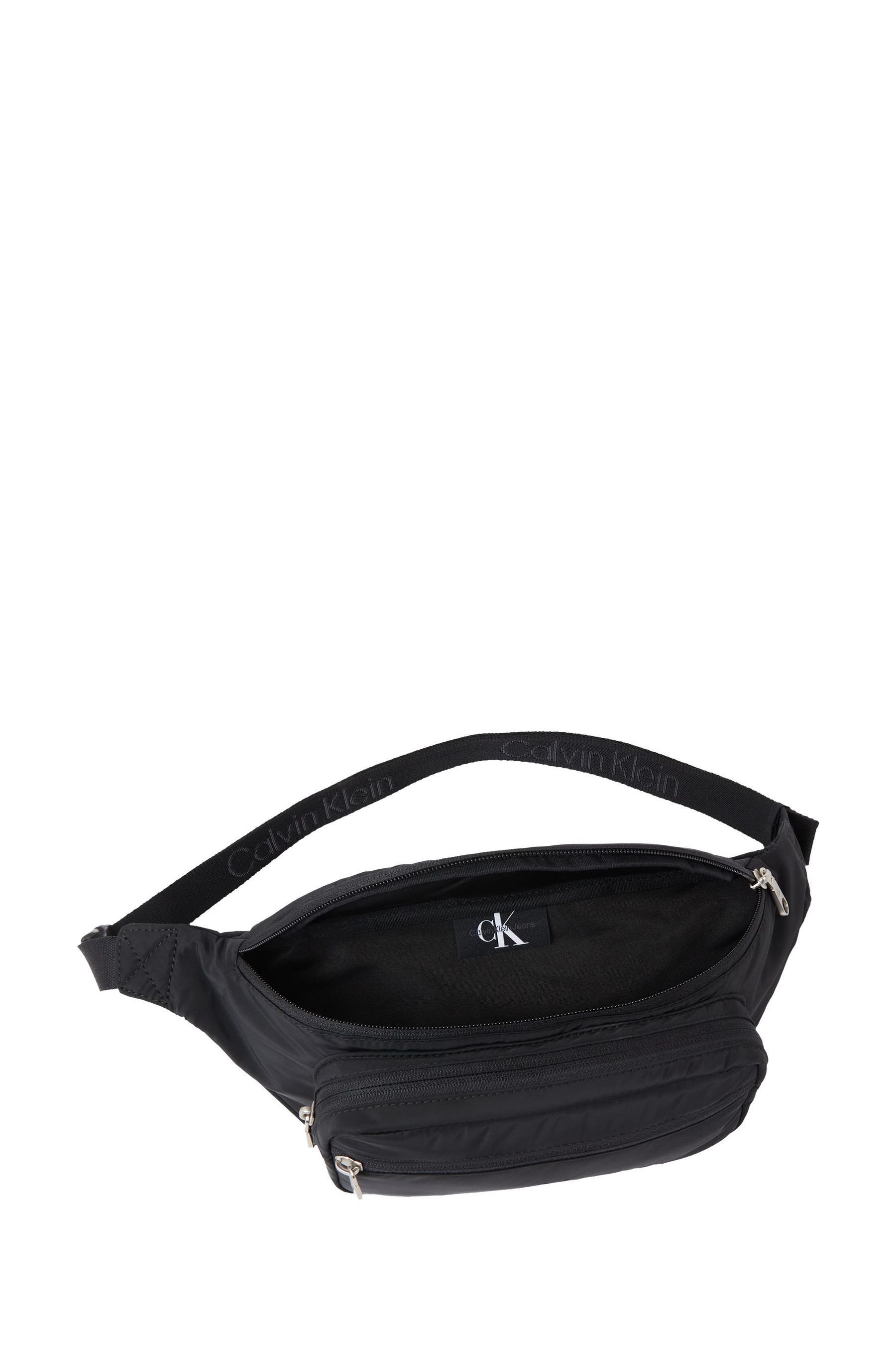 Calvin Klein Black Over Webbing Waistbag