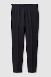 Reiss Navy Aspire Modern Slim-Fit Wool Suit Trousers - Image 2 of 6