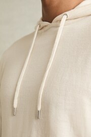 Reiss Snow White Holland Merino Wool Hoodie - Image 3 of 6