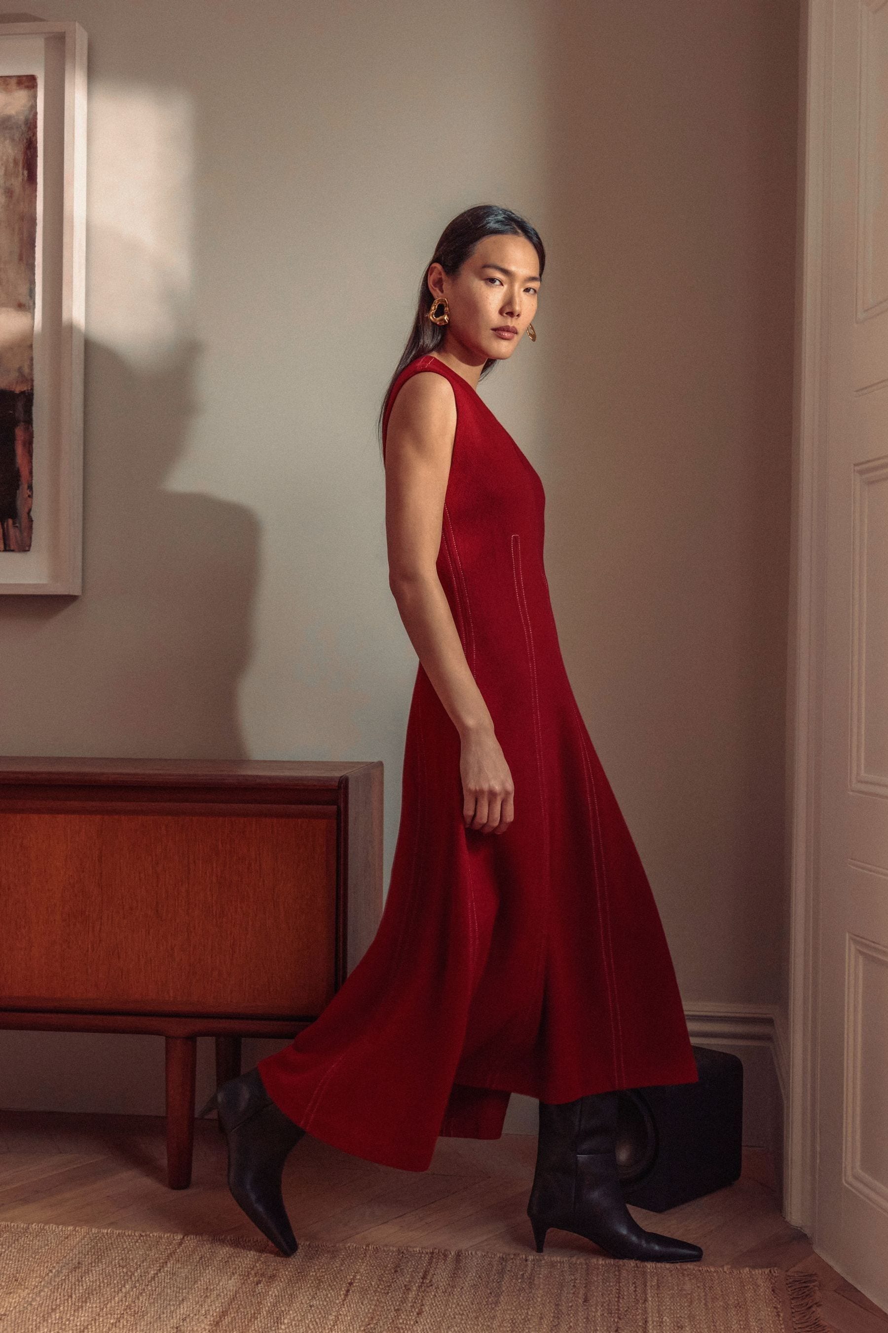 Red frock online deals