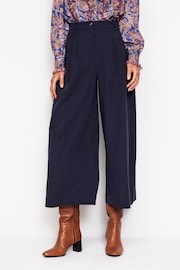 Boden Blue Tailored Cropped Trousers - Image 4 of 5