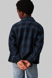 Calvin Klein Black Textured Checked Shirt - Image 2 of 3